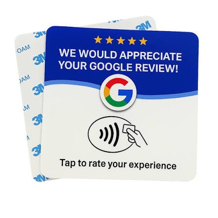 Google review NFC card